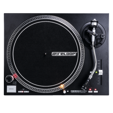 Reloop RP-4000 MK2 - Quartz-Driven DJ Turntable with High-Torque Direct Drive
