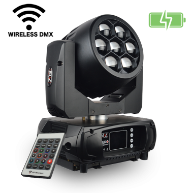 JMAZ AERO WASH 710Z - 70W Battery Powered RGBW LED Wash Moving Head