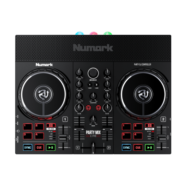 Numark Party Mix Live - DJ Controller with Built-In Light Show and Speakers