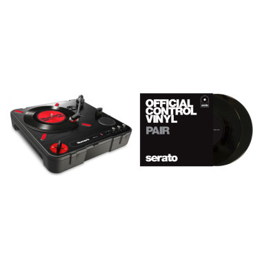 Numark PT01 Scratch + Serato 7" Control Vinyl Bundle Deal