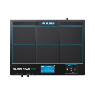 Alesis SamplePad Pro - 8-Pad Sample/Loop Player with 200+ Built In Sounds, 1-Dual/1-Single Zone Trigger Inputs and 1/8” Aux Input 