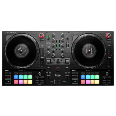 Hercules DJ Control Inpulse T7 - 2-Channel DJ Controller for Serato & Djuced with 7" spinning platters