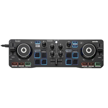 Hercules DJ Control Starlight - Portable DJ Controller for Serato DJ