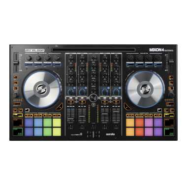 Reloop Mixon 4 - 4-Channel High Performance Hybrid DJ Controller For Serato DJ & Algoriddim