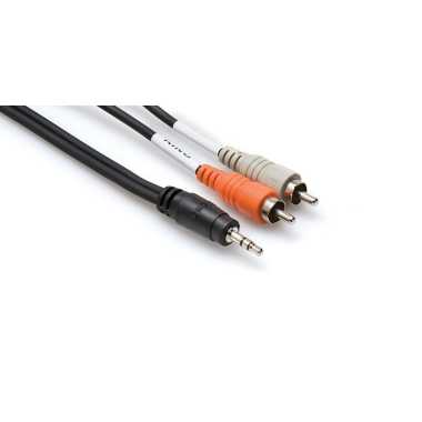 Hosa CMR-210 - 3.5 mm TRS to Dual RCA