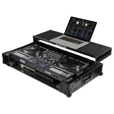 Odyssey 810349 - RANE FOUR I-Board Flight Case with Glide Style Laptop Platform and Wheels