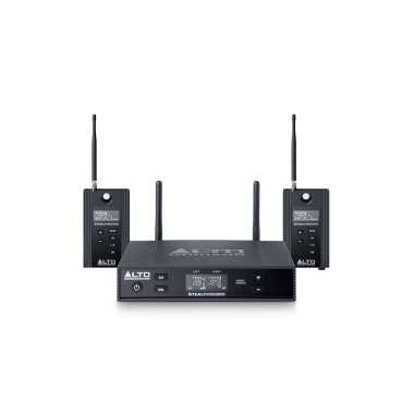 Alto Stealth Wireless MKII System - 2-Channel UHF Wireless System for Powered Speakers