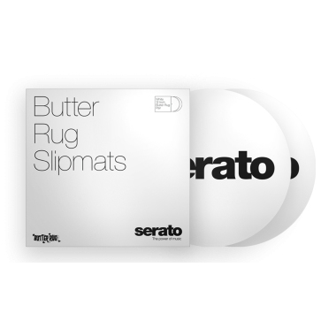 Serato 12" Slipmat - ‘Butter Rug’ Slipmats (Pair, White)