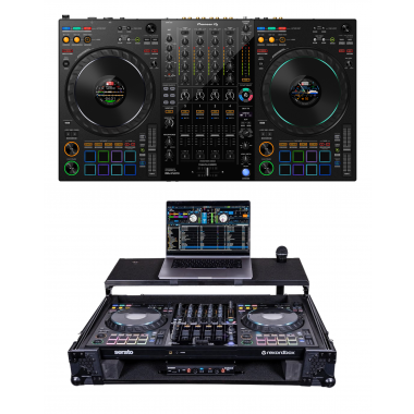 Pioneer DJ DDJ-FLX10 + Headliner HL11000 Volta Power-Ready Case Bundle