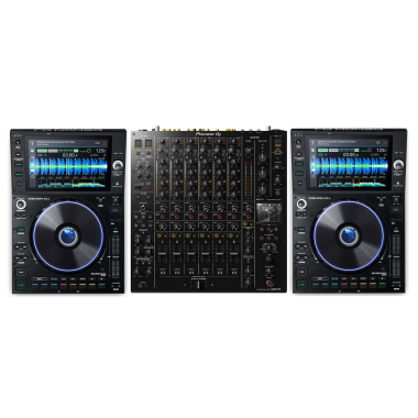 2x Denon DJ SC6000 + Pioneer DJ DJM-V10 Bundle