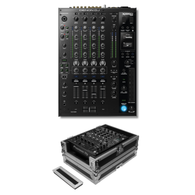Denon DJ X1850 Prime Mixer + Odyssey FZ12MIXXD Case Bundle