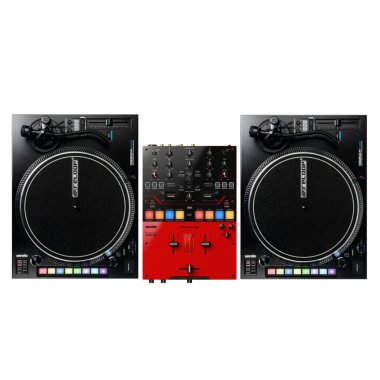 Pioneer DJ DJM-S5 Mixer + Reloop RP-8000 MK2 Turntables Bundle 