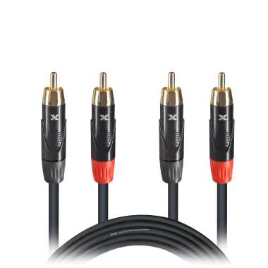 ProX XC-DRCA10 - 10' Ft. High Performance RCA Male to RCA Male Balanced Audio Cable