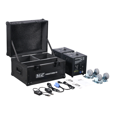 JMAZ FIRESTORM F3 B 2 PK - Firestorm F3 500W Cold Spark Machine 2PK w/Road Case, Granule