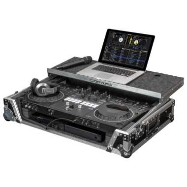 Odyssey FRDDJREV5GPW1U - Pioneer DJ DDJ-REV5 1U Case with Wheels and Laptop Platform
