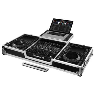 Odyssey FRDJMA9CDJGPW - Odyssey DJM-A9 and CDJ-3000 or Similar Size Gear DJ Coffin Case with Glide Style Laptop Platform