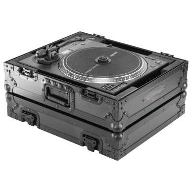 Odyssey FZCRSS121200BL - Pioneer DJ PLX-CRSS12 / Technics 1200 or Similar Size Turntable Black Label Flight Case