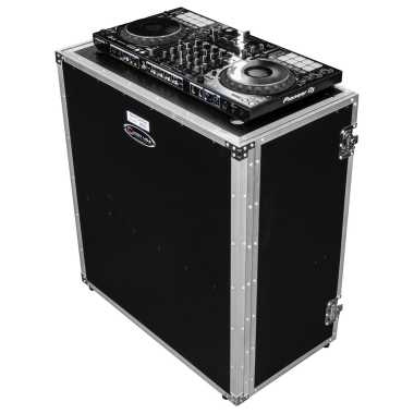 Odyssey FZF33362T - 33″ Wide x 36″ Tall Two-Tier DJ Fold-out Stand