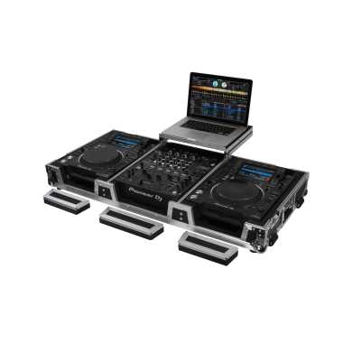 Odyssey FZGSL12CDJWR - Coffin, Fits 12" DJ Mixer + 2 Large Format Tabletop Players