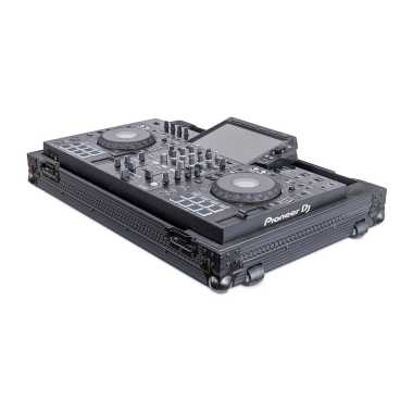 Headliner HL10019 - Pitch Black Low Profile Flight Case with Wheels for Pioneer DJ XDJ-RX3 Controller