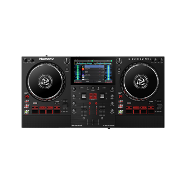 Numark Mixstream Pro+ - Standalone Streaming DJ Controller with Amazon Music