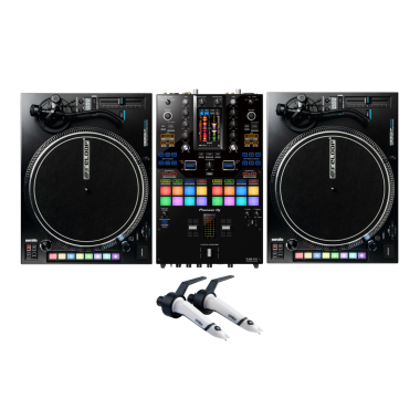 Pioneer DJ DJM-S11 "Scratch Bundle" with 2x Reloop RP-8000 MK2 and Ortofon SCRATCH MKII Cartridges