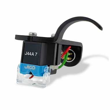 JICO OMNIA J44A 7 - [J-AAC0612] DJ Improved SD Cartridge Mounted on Black Jico Headshell