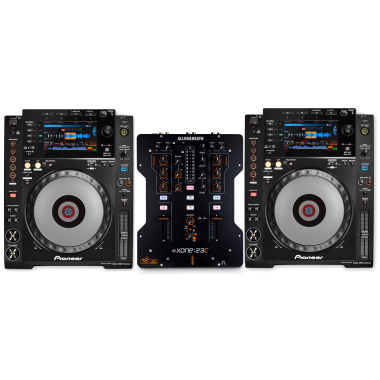 2x Pioneer DJ CDJ-900 NEXUS Players + Allen & Heath Xone:23C Mixer Bundle