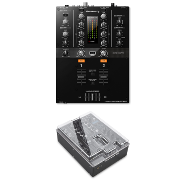 Pioneer DJ DJM-250MK2 + Decksaver DS-PC-DJM250MK2450 Cover Bundle