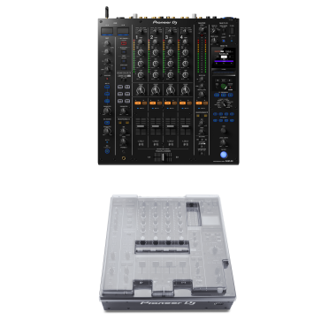 Pioneer DJ DJM-A9 + Decksaver DS-PC-DJMA9 Cover Bundle