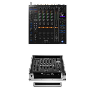 Pioneer DJ DJM-A9 + Odyssey FZDJMA9 Case Bundle
