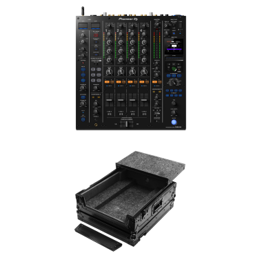 Pioneer DJ DJM-A9 + Odyssey FZGSDJMA9BLM Case Bundle