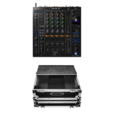 Pioneer DJ DJM-A9 + Odyssey FZGSDJMA9M Case Bundle
