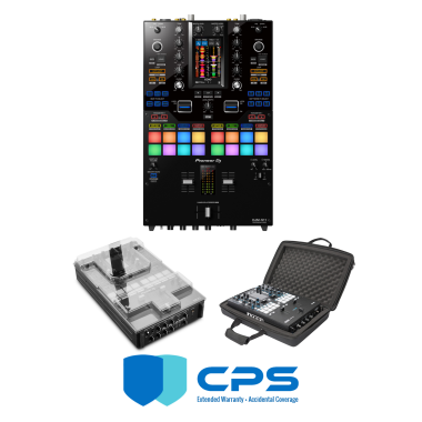 Pioneer DJ DJM-S11 "PROtection" Bundle with Magma MGA48007 Case, Decksaver Cover and 2 Year Accidental Coverage Warranty