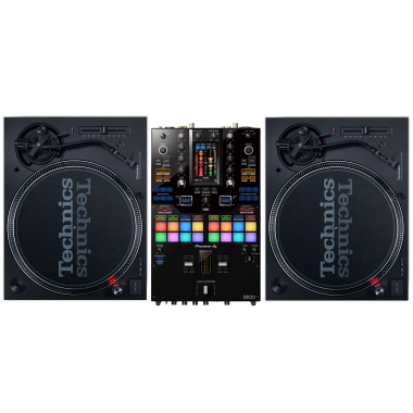 Pioneer DJ DJM-S11 Mixer + 2x Technics SL-1200MK7 Turntables Bundle