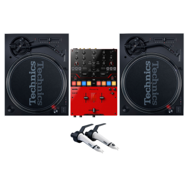 Pioneer DJ DJM-S5 "Scratch Bundle" with 2x Technics SL-1200MK7 and Ortofon SCRATCH MKII Cartridges