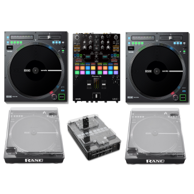 Pioneer DJ DJM-S7 Mixer + Rane Twelve MKII and Decksaver Covers Bundle 