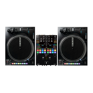 Pioneer DJ DJM-S7 Mixer + Reloop RP-8000 MK2 Turntables Bundle 