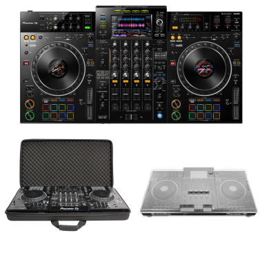 Pioneer DJ XDJ-XZ + Magma MGA48027 Case and Decksaver DS-PC-XDJXZ Cover Bundle