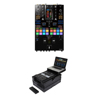Pioneer DJ DJM-S11 Mixer + Odyssey FZGS10MX1XDBL Case Bundle
