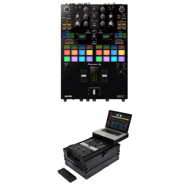 Pioneer DJ DJM-S7 Mixer + Odyssey FZGS10MX1XDBL Case Bundle
