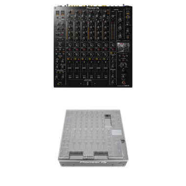 Pioneer DJ DJM-V10 + Decksaver DS-PC-V10 Cover Bundle