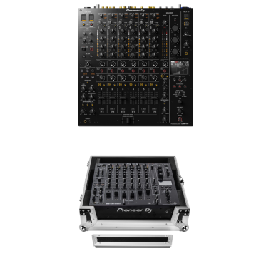 Pioneer DJ DJM-V10 + Odyssey FZDJMV10 Case Bundle