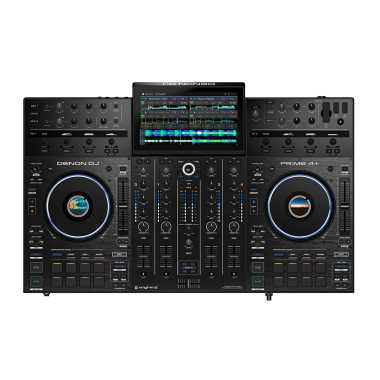 Denon DJ Prime 4+ - 4-Deck Standalone DJ Controller with Amazon Music - Open Box