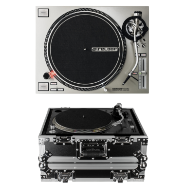 Reloop RP-7000 MK2 (Silver) + Odyssey FZ1200 Case Bundle