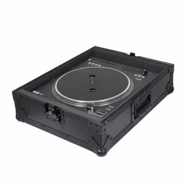 ProX T-TTBL - Flight Case for Turntable - Universal W-Foam Kit | Black on Black