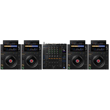 4x AlphaTheta CDJ-3000X + Pioneer DJ DJM-A9 Bundle