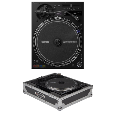 Pioneer DJ PLX-CRSS12 Turntable + Odyssey FZCRSS121200 Case Bundle