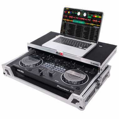 ProX X-DDJREV1LT - ATA Flight Case For Pioneer DDJ-REV1 DJ Controller with Laptop Shelf