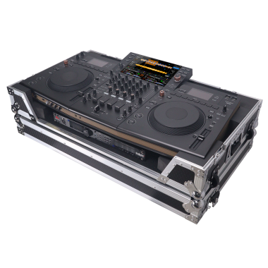 ProX XS-OPUSQUAD W - ATA Flight Style Road Case For Pioneer DJ OPUS-QUAD DJ Controller with 1U Rack Space and Wheels
